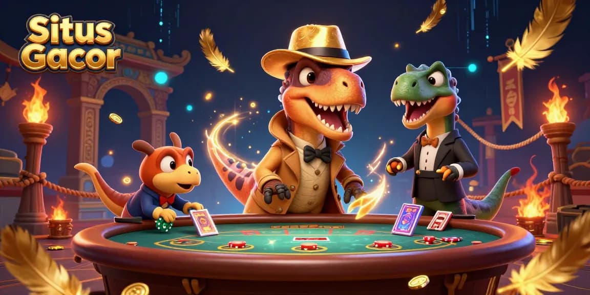 Situs Gacor memberikan pengalaman menggembirakan saat velociraptor dan teman-temannya beraksi di meja blackjack.