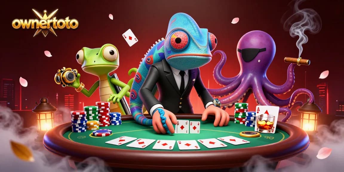 Menghadirkan suasana seru bermain poker di ownertoto dengan agen rahasia dan karakter menarik.