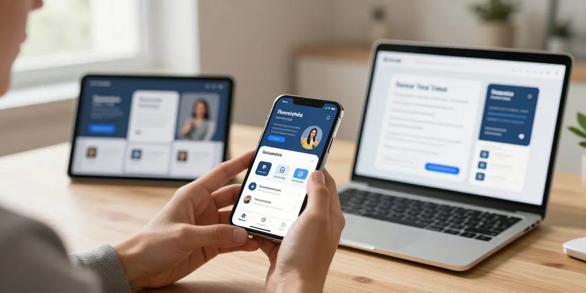 Antarmuka aplikasi UFO777 saat digunakan di smartphone, menunjukkan fitur keamanan dan kemudahan navigasi.