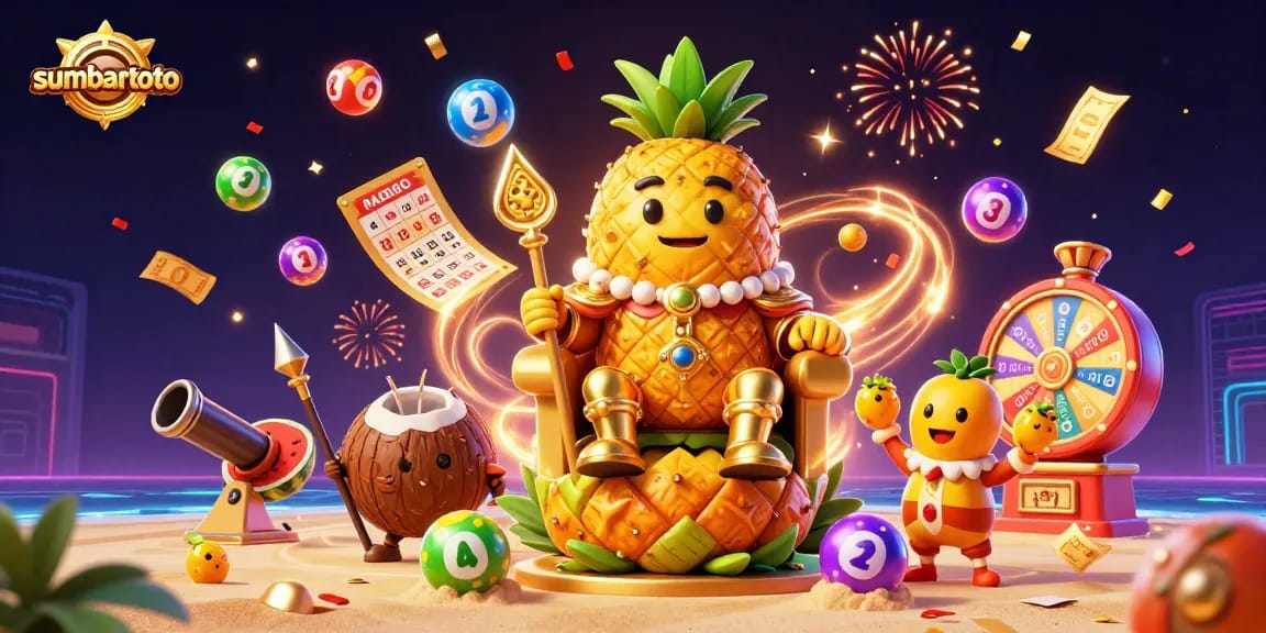 Menangkan hadiah menarik dengan sumbartoto dan nomor lotere berwarna-warni yang meluncur dengan semarak.