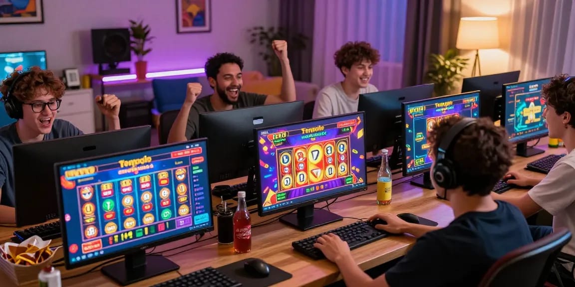tempototo online gaming experience with players enjoying togel and slots
