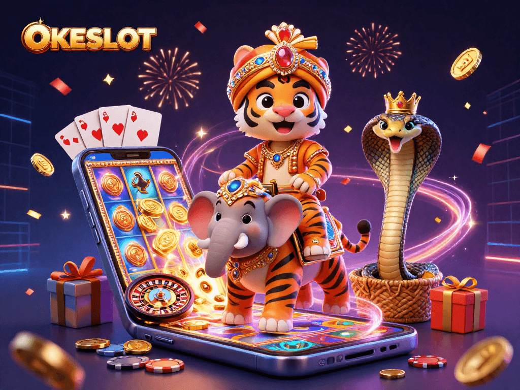 Raih keberuntungan di OKESLOT dengan burung cobra, harimau maharaja, dan permainan slot menarik!