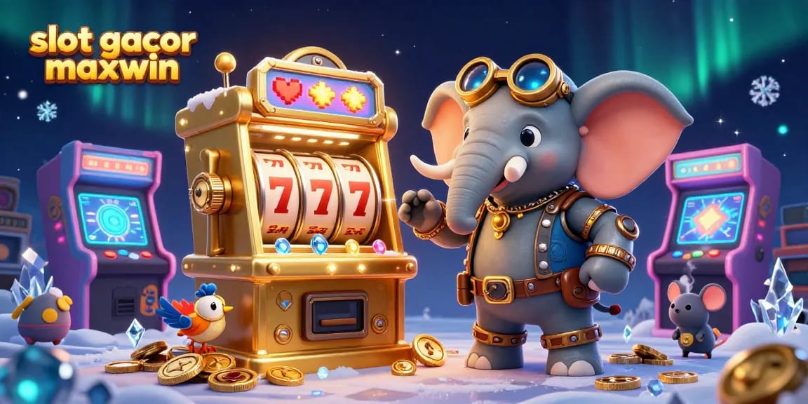 Slot gacor maxwin menghasilkan kemenangan besar di mesin slot 3D berwarna-warni di kasino digital.