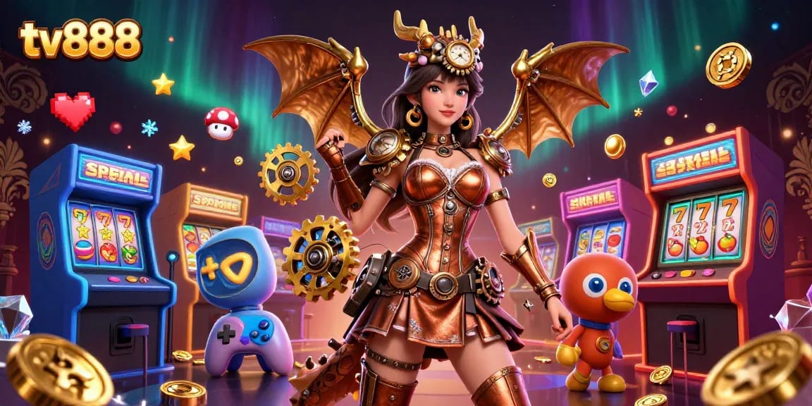 Experience the thrill of gambling at tv888 with vibrant slots and captivating game elements.