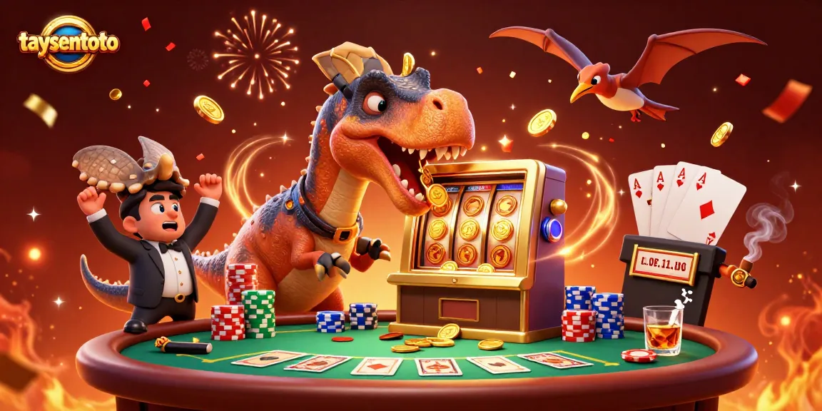 TAYSENTOTO menghadirkan momen menarik saat pachycephalosaurus menang jackpot di kasino