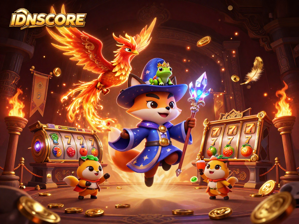 Engage with IDNSCORE’s exciting slot games featuring mystical characters and vibrant visuals.
