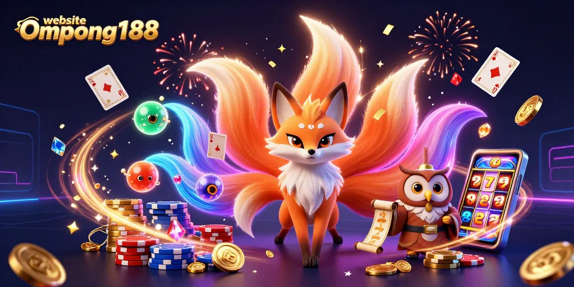 Menangkan pengalaman luar biasa di website Ompong188 dengan ilustrasi digital kasino 3D yang menakjubkan.
