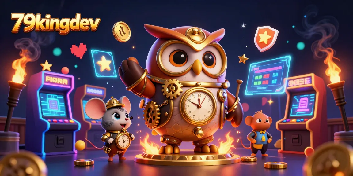 Experience thrilling gameplay at 79kingdev with a vibrant, engaging casino scene featuring steampunk elements.