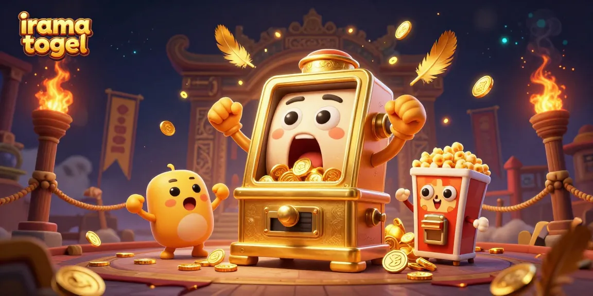 Permainan irama togel menarik dengan mesin slot emas yang mengejutkan saat jackpot muncul.