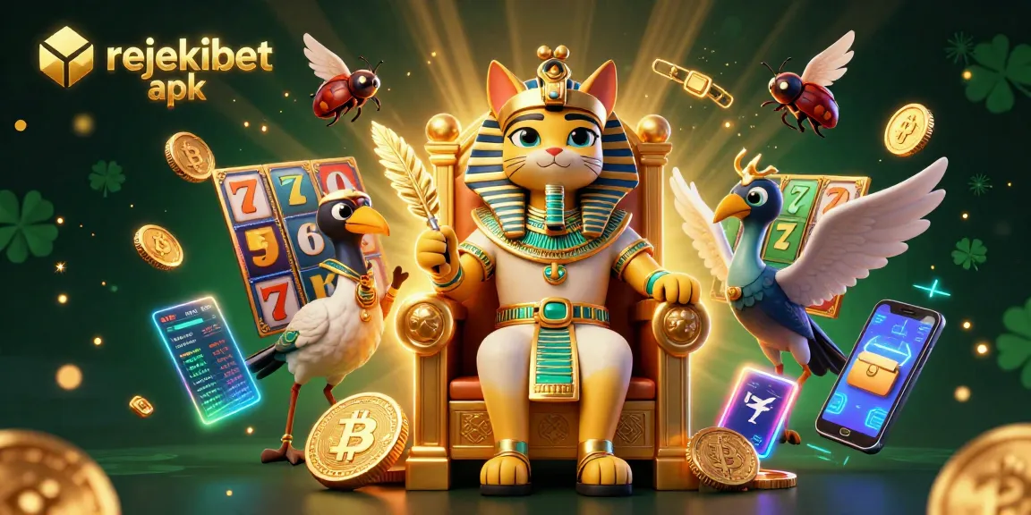 Play thrilling slot games with rejekibet apk, featuring vibrant characters and dynamic casino elements.