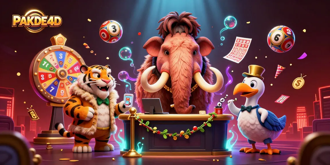 Engage in thrilling gameplay with PAKDE4D's vibrant lottery scene filled with excitement and action-packed elements.