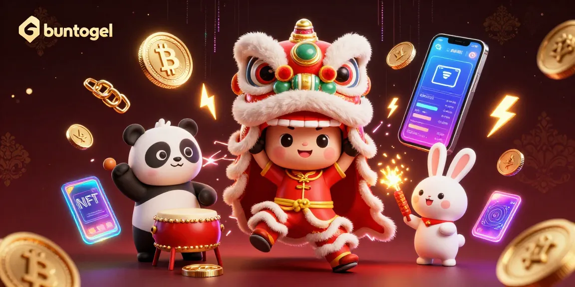 Buntogel players enjoying a colorful 3D casino scene filled with luck and excitement