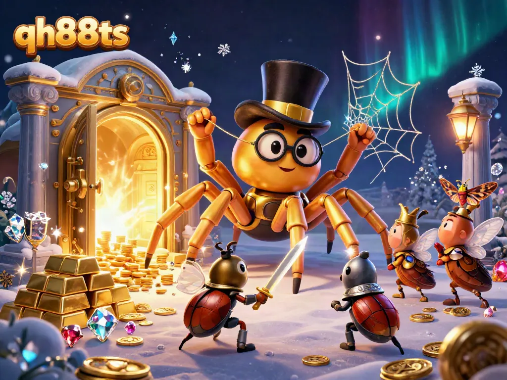Engage in thrilling gaming adventures at qh88ts with a vibrant casino scene featuring unique characters.
