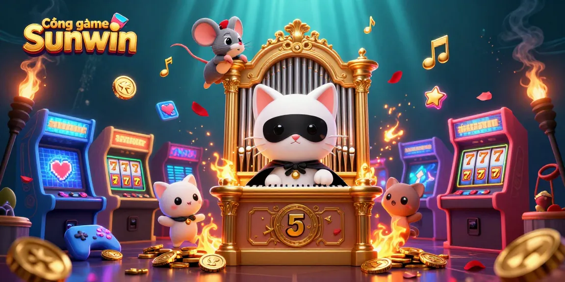 Celebrate wins at Cổng game Sunwin with fun characters and immersive casino elements.
