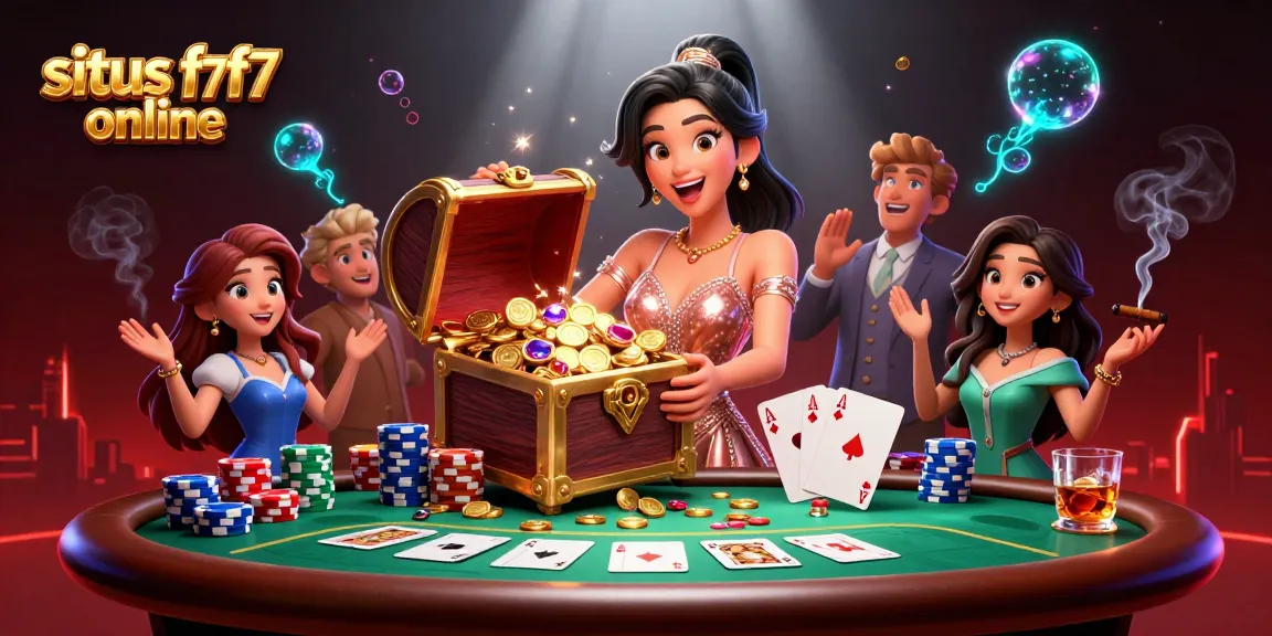 Engage with situs f7f7 online in a vibrant 3D casino world filled with treasures and excitement.