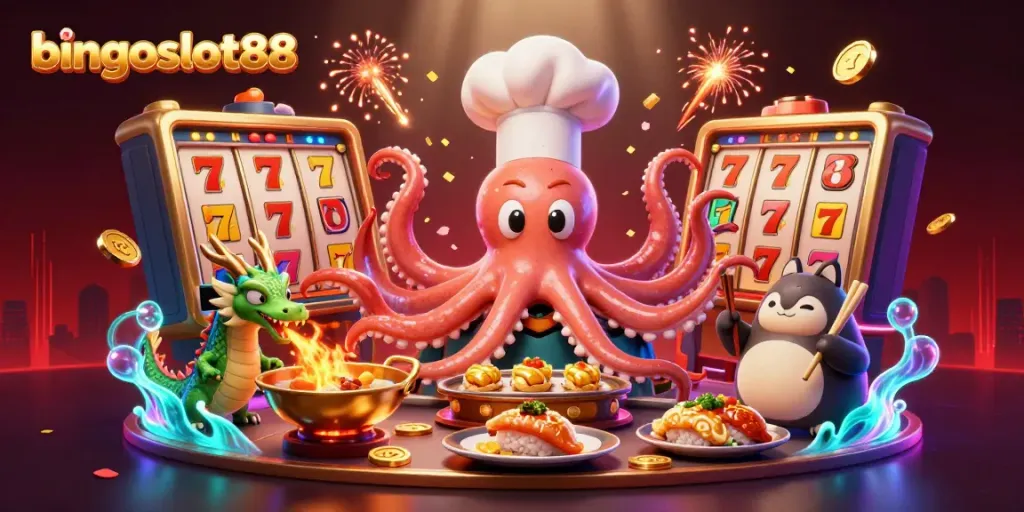 Menangkan jackpot di bingoslot88 dengan ilustrasi kasino yang meriah.