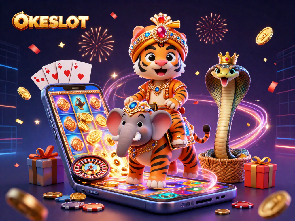 Raih keberuntungan di OKESLOT dengan burung cobra, harimau maharaja, dan permainan slot menarik!