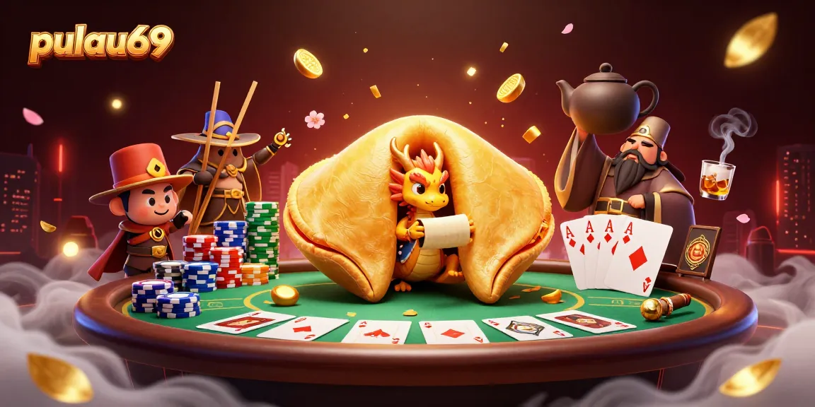 Engage in thrilling fortune cookie adventures with pulau69's vibrant casino elements.
