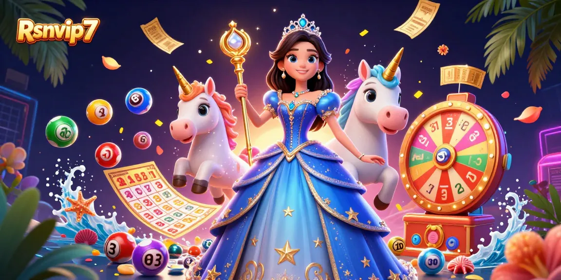 Rasakan kegembiraan Rsnvip7 dengan permainan lotere yang berwarna-warni dan visual yang menarik dalam ilustrasi dinamis ini.