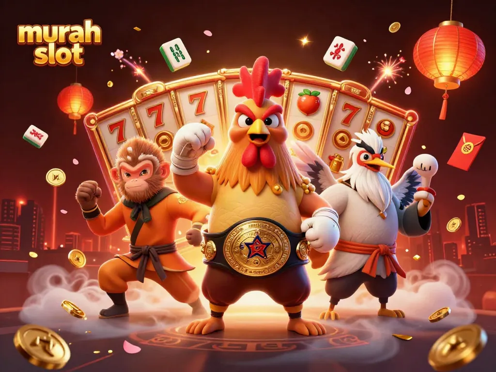 Tembak murah slot dengan karakter unik dalam ilustrasi 3D yang dinamis.
