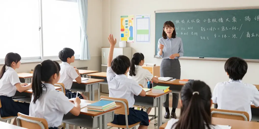 Guru Meguri-sensei berbagi ilmu di ruang kelas setelah sekolah dalam video jur-732 sub indo.