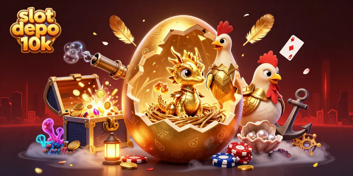Play thrilling slot games at slot depo 10k, featuring dynamic characters and golden treasures.