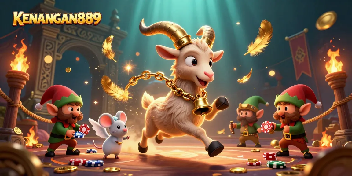 Spin the reels with KENANGAN889 as 3D characters engage in exciting casino adventures!
