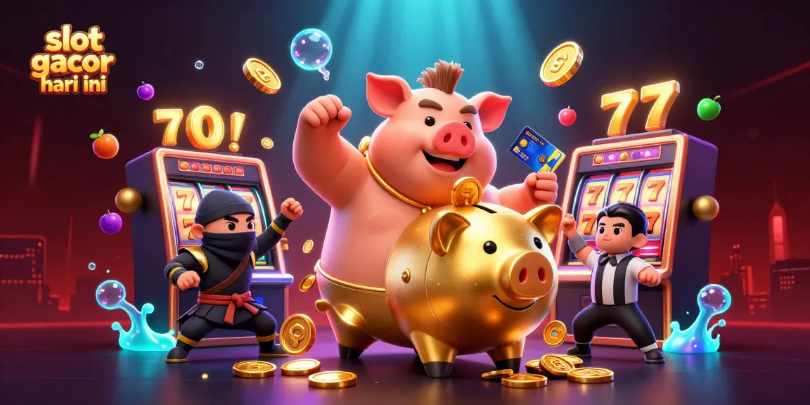Putar slot gacor hari ini dengan jackpot menarik dan karakter kasino yang penuh semangat.
