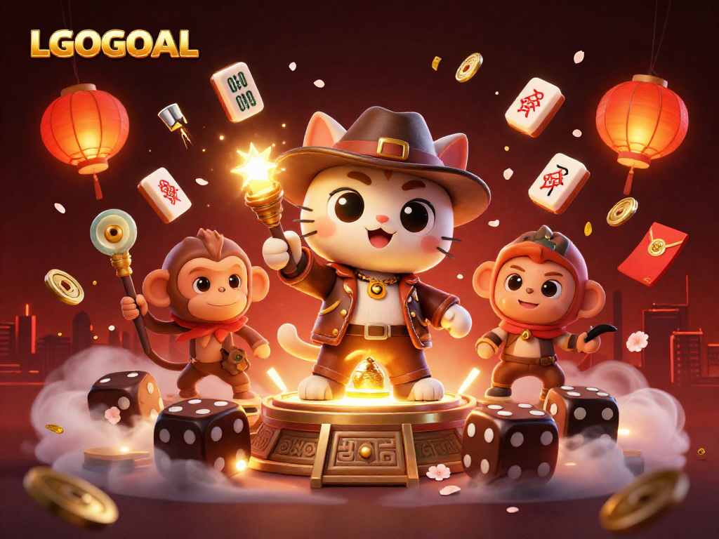 Experience the thrilling adventure with LGOGOAL as an archaeologist cat uncovers casino treasures.