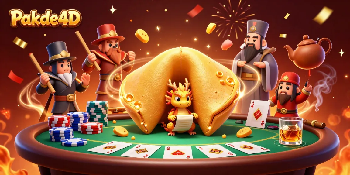 Experience thrilling gameplay at Pakde4D, showcasing a vibrant 3D casino scene filled with poker excitement.
