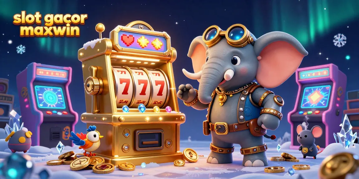 Slot gacor maxwin menghasilkan kemenangan besar di mesin slot 3D berwarna-warni di kasino digital.
