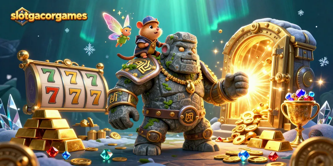 Experience the excitement of slotgacorgames with vibrant characters and rich treasure in a magical casino world.