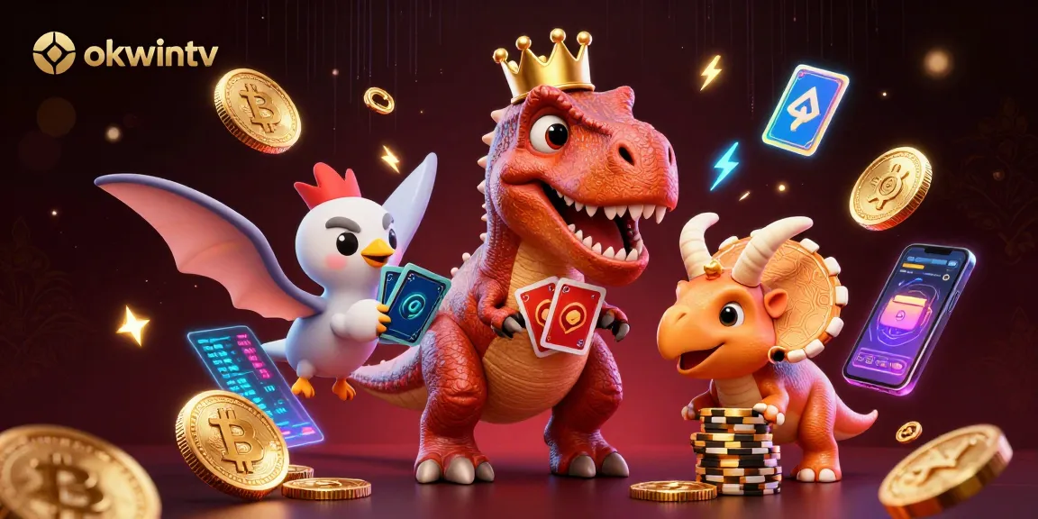 Play games and win big with okwintv’s vibrant casino scene featuring fun characters and dynamic elements.