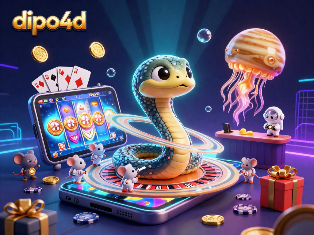 Engage with dipo4d's immersive casino experience featuring vibrant characters and dynamic betting action.
