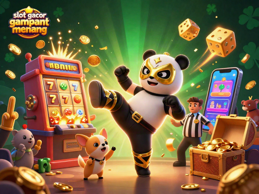 Experience the excitement of slot gacor gampang menang with animated animals celebrating big wins!