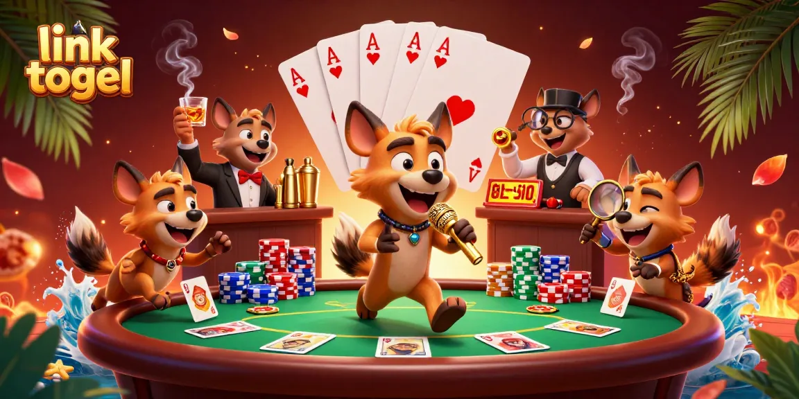 Experience the vibrant link togel scene with hyenas bringing laughter and excitement to a lively casino